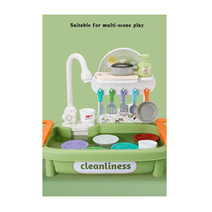 اسباب بازی سینک ظرفشویی پایه دار کودک Fun Kitchen Sink_اسباب بازی